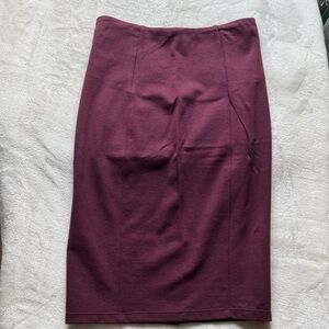 Liverpool Jeans Company Rich Burgundy Pencil Skirt